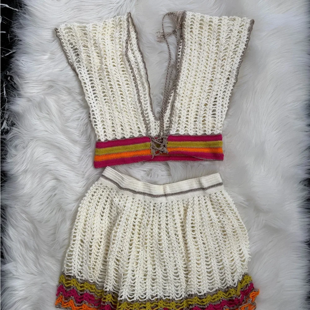 My beachy side crochet set - Picture 2 of 4